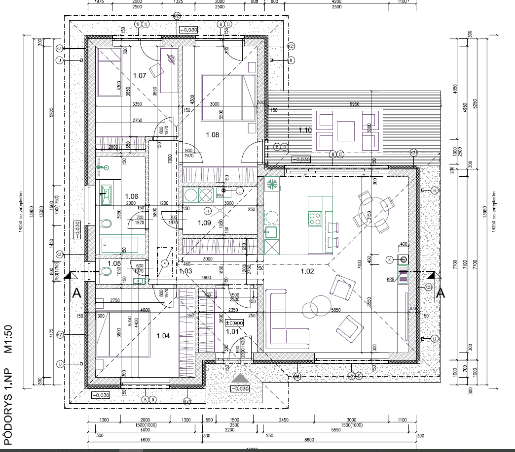 FOX - NOVOSTAVBY RD s exkluzívnym výhľadom * Smolenice * rezidenčná lokalita * pozemok 524 m2 - 26